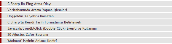 Sitemap Bölümü Hazır