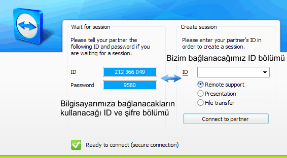 TeamViewer Uzaktan Kontrol Programı