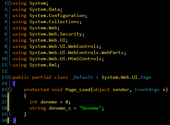 Visual Studio Daha İyi Kodlama için Temalar