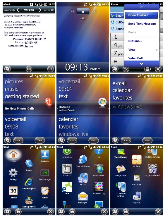 Asus P565'imi Windows Mobile 6.5'e Yükselttim